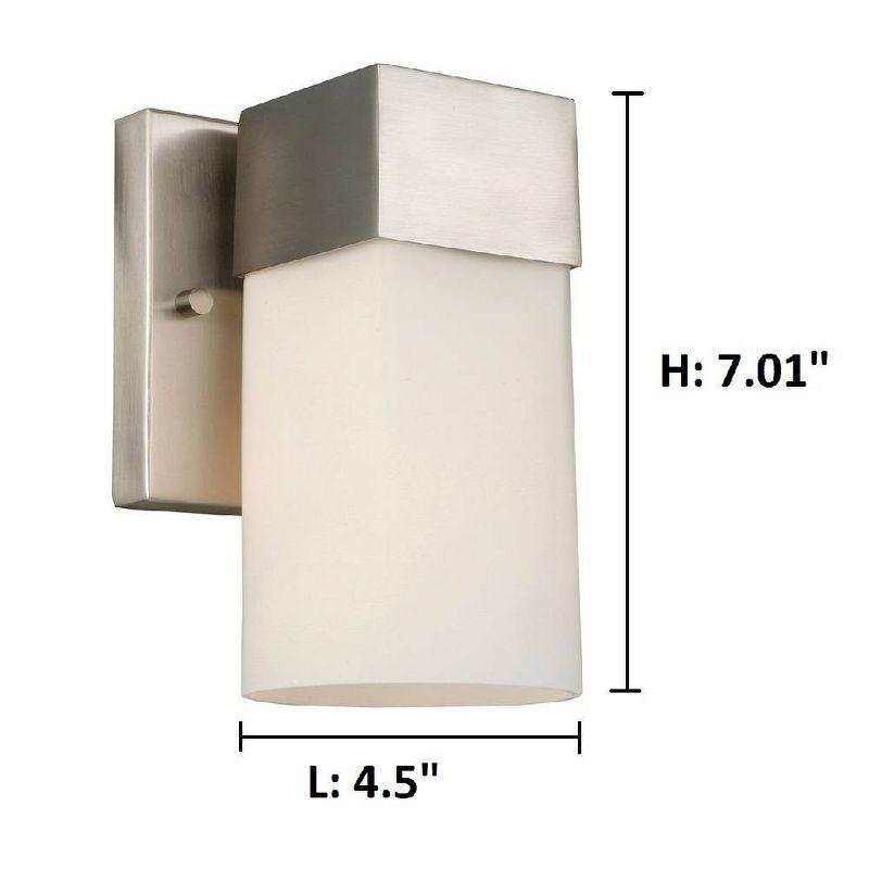 Ciara Springs Brushed Nickel 10" Dimmable Wall Sconce