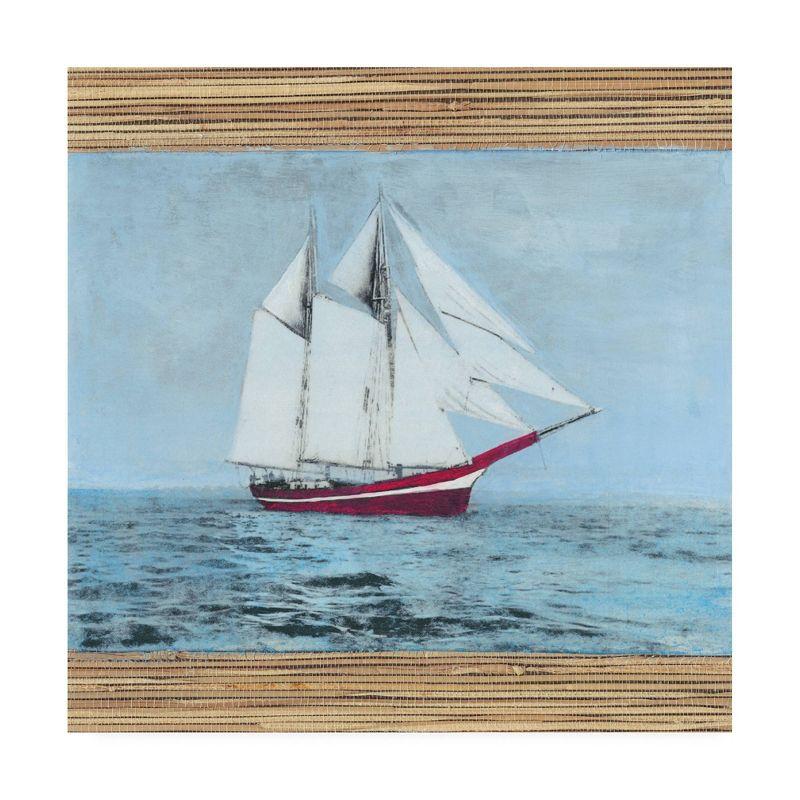 Naomi Mccavitt 'Seagrass Nautical I' Canvas Art - Trademark Fine Art