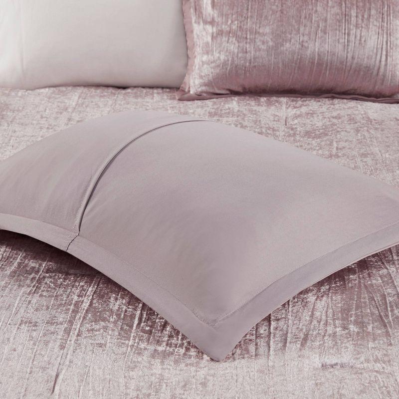 Madison Park Lee 5 Piece Crinkle Velvet Comforter Set