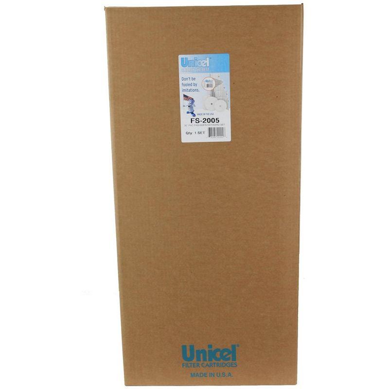 Unicel FS-2005 60 Sq Ft Vertical DE Grid Replacement Swimming Pool Filter Set, Compatible with American, Hayward, Pac-Fab, Sta-Rite, Astral and More