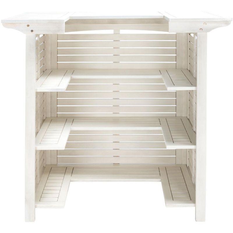 Monterey Patio Outdoor Bar Table - White - Safavieh