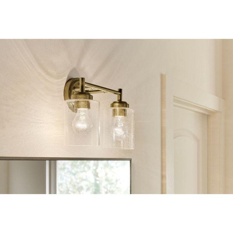 Kichler Lighting Winslow 2 - Light Vanity in  Natural Brass