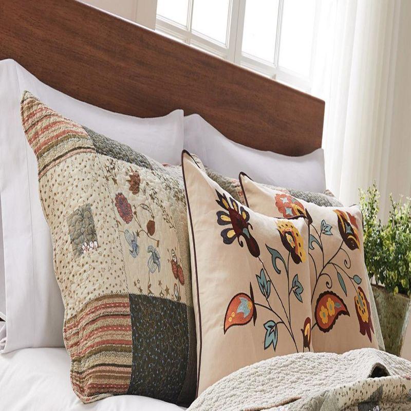 Sedona Quilt And Sham Set 3 Piece Multicolor by Greenland Home Fashion