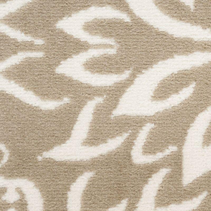 Nourison Jubilant Floral Transitional Indoor Rug Taupe 7'10"x9'10"