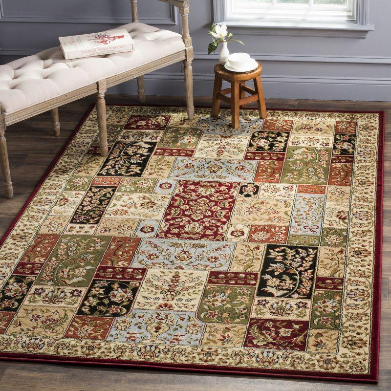 Lyndhurst LNH318 Power Loomed Area Rug - Multi/Ivory - 5'3"x7'6" - Safavieh.