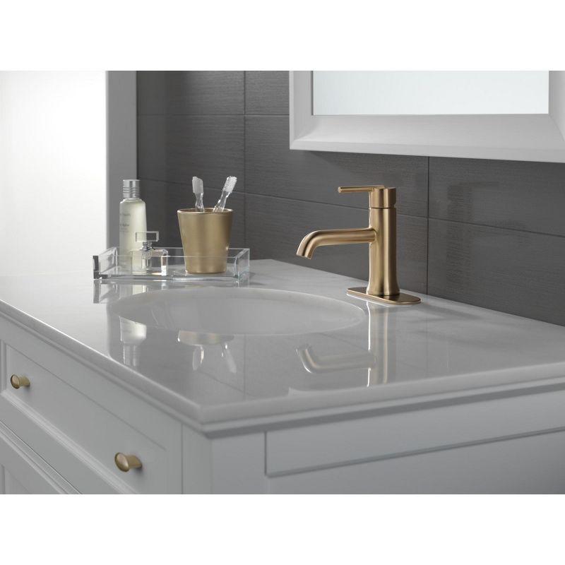 Trinsic Single Hole Bathroom Faucet with Drain Assembly, Single Handle Bathroom Sink Faucet