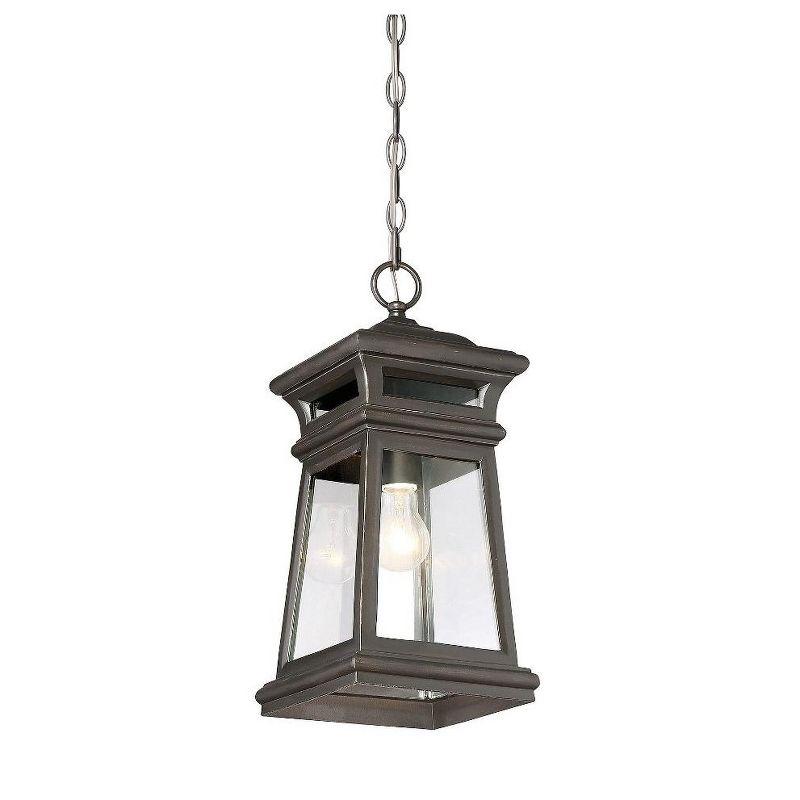 Savoy House Taylor 1 - Light Pendant in  English Bronze/Gold