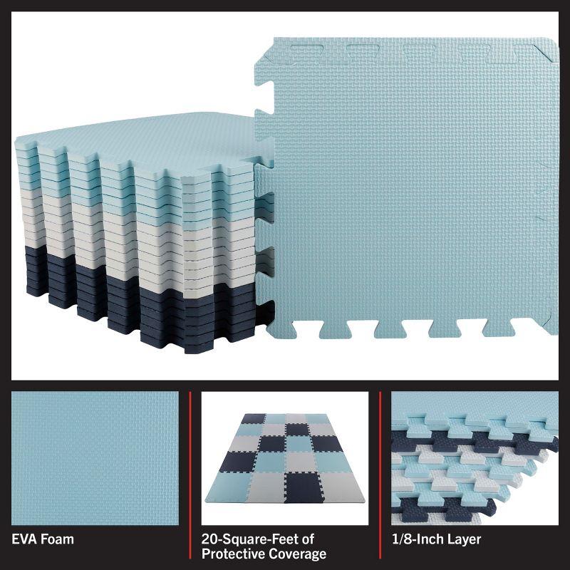 Foam Floor Tiles 20PK - 20sqft (Blue)