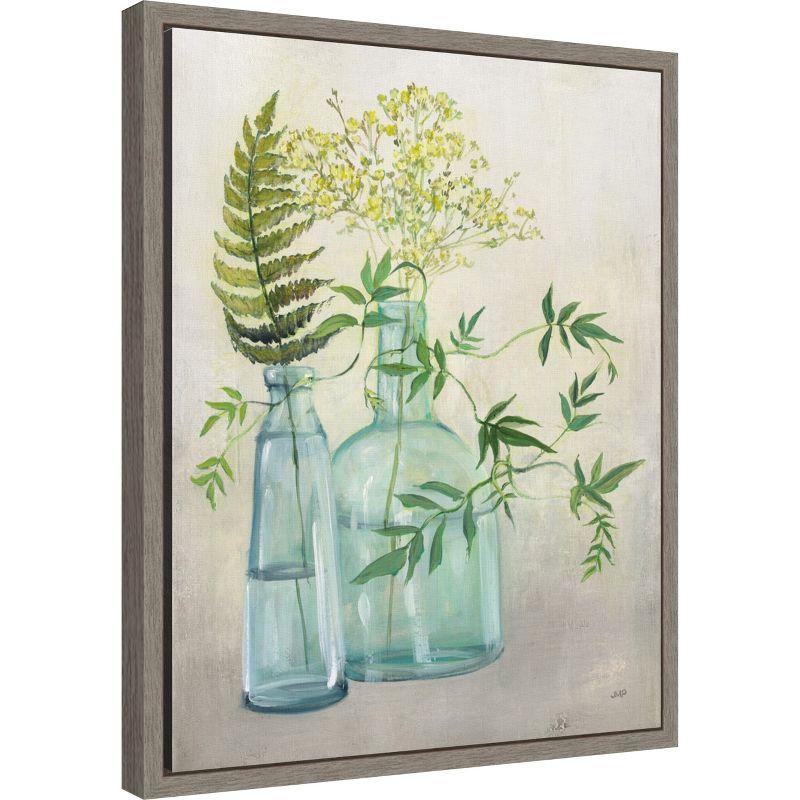 Amanti Art Woodland Greenery I by Julia Purinton Canvas Wall Art Print Framed 16 x 20-in.