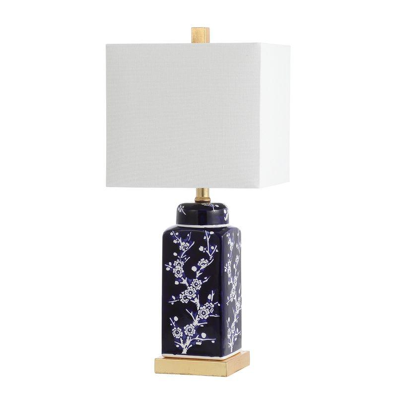 Pilar Table Lamp (Set of 2) - Navy/White - Safavieh.