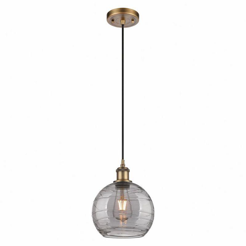 Ballston Brushed Brass and Glass Mini Pendant Light