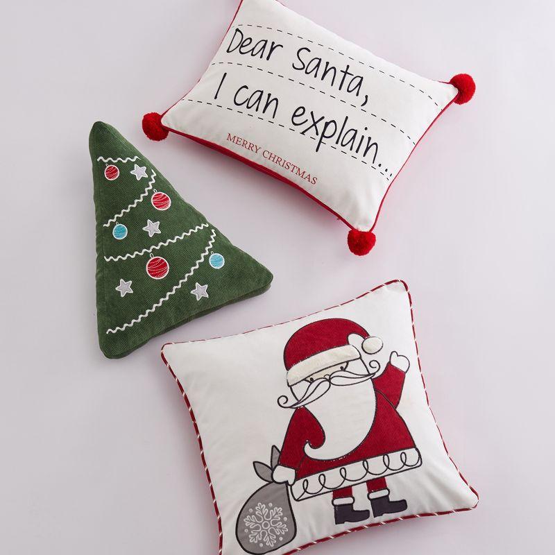 Santa Claus Lane - Christmas Tree Decorative Pillow - Levtex Home