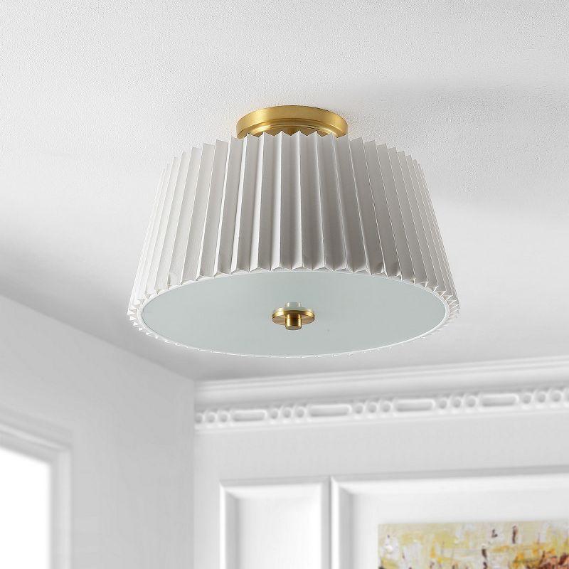 Aldrich Fabric Semi Flush Mount