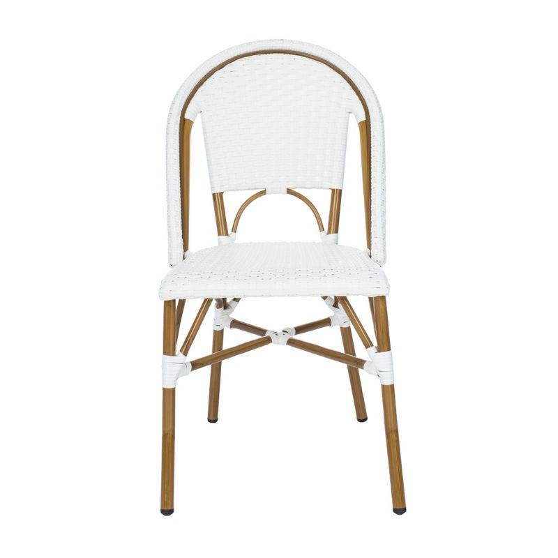 Salcha Side Chair (Set Of 2) - Indoor/Outdoor - FOX5210 - White - Safavieh