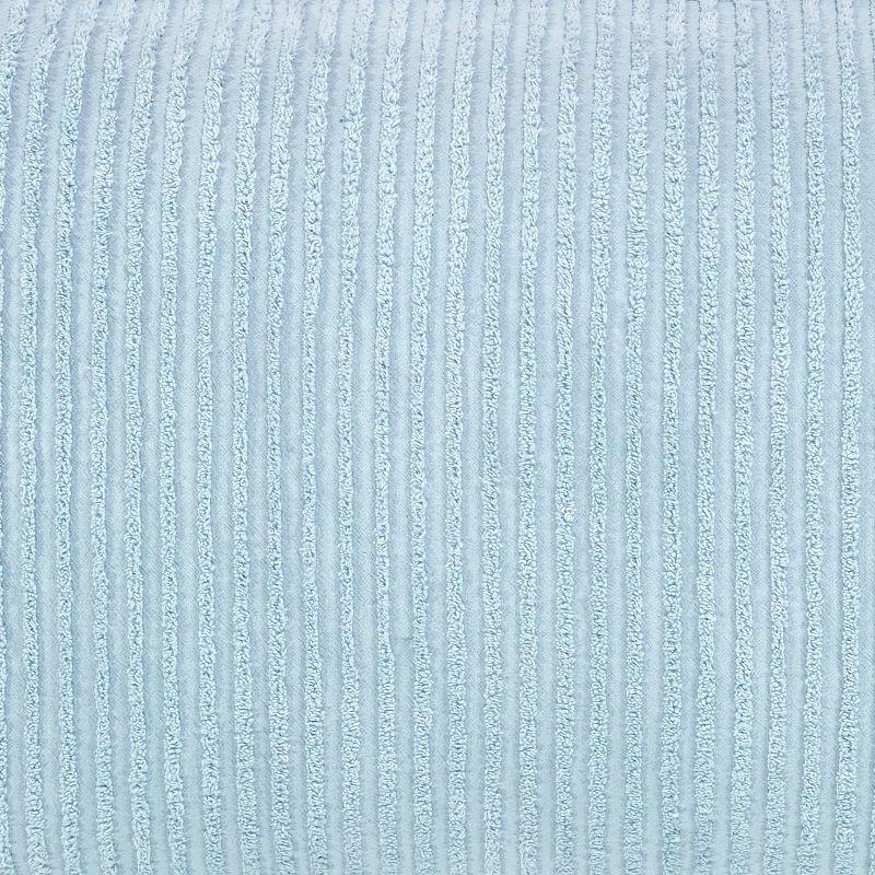 Better Trends Jullian 100% Cotton Tufted Pillow Sham with Stripe Pattern Machine Washable Pillow Cover