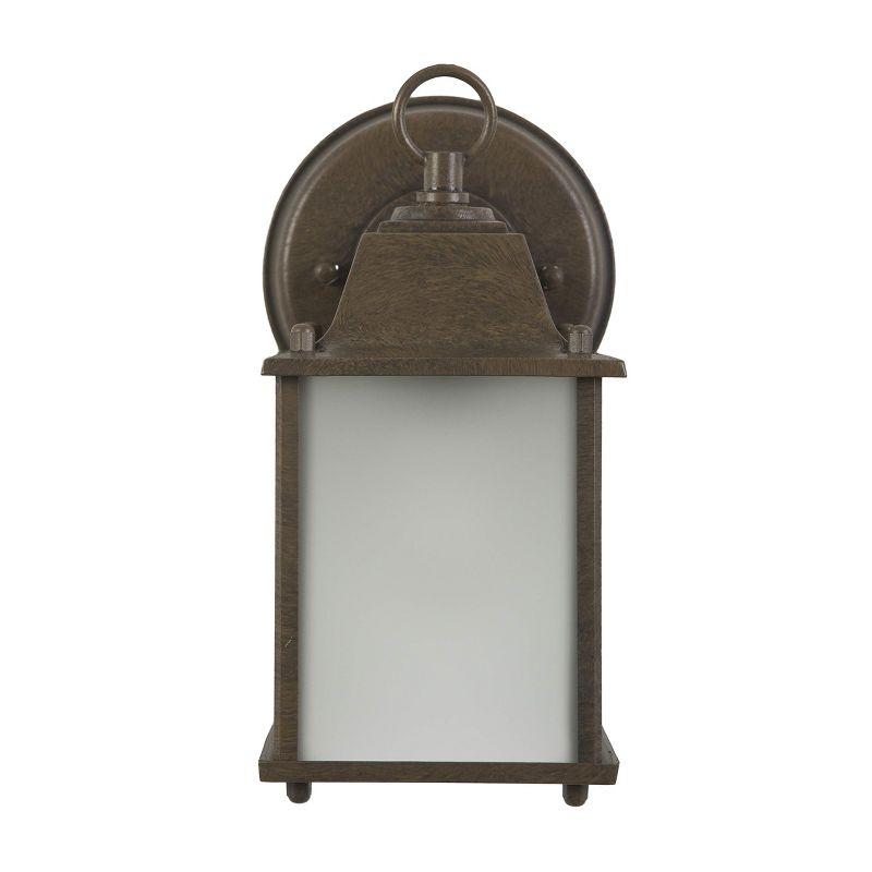 Yosemite Home Decor 5008IBR Tara Collection Incandescent Exterior Sconce, 4.5-Inch, Brown Frame