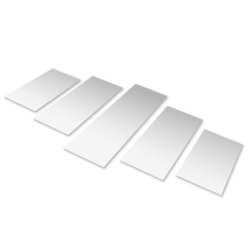 Americanflat Adhesive Mirror Tiles - Peel and Stick Mirrors for Wall - Frameless Round Mirrors for Bedroom and Living Room Décor