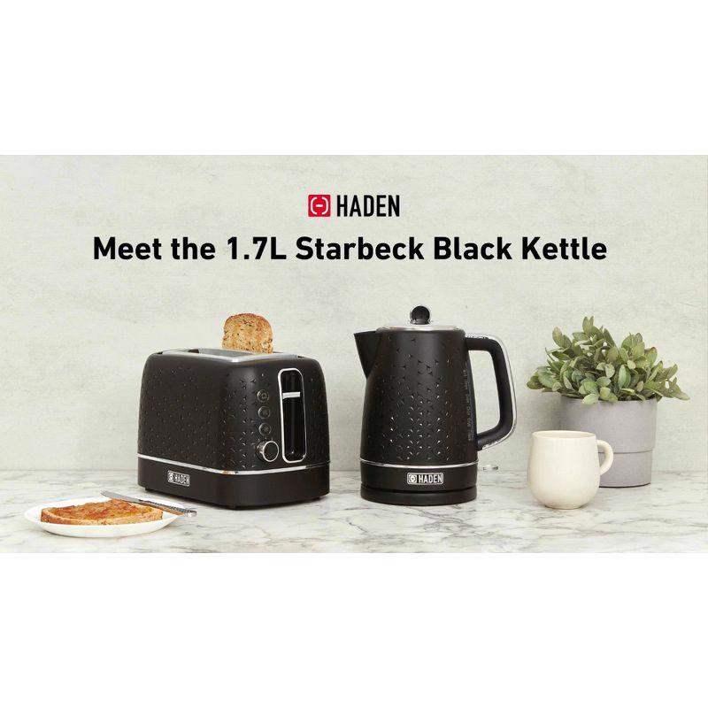 HADEN Starbeck Black Electric Tea Kettle
