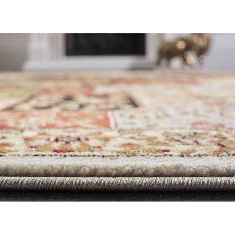 Lyndhurst LNH318 Power Loomed Area Rug - Grey/Multi - 4'x6' - Safavieh