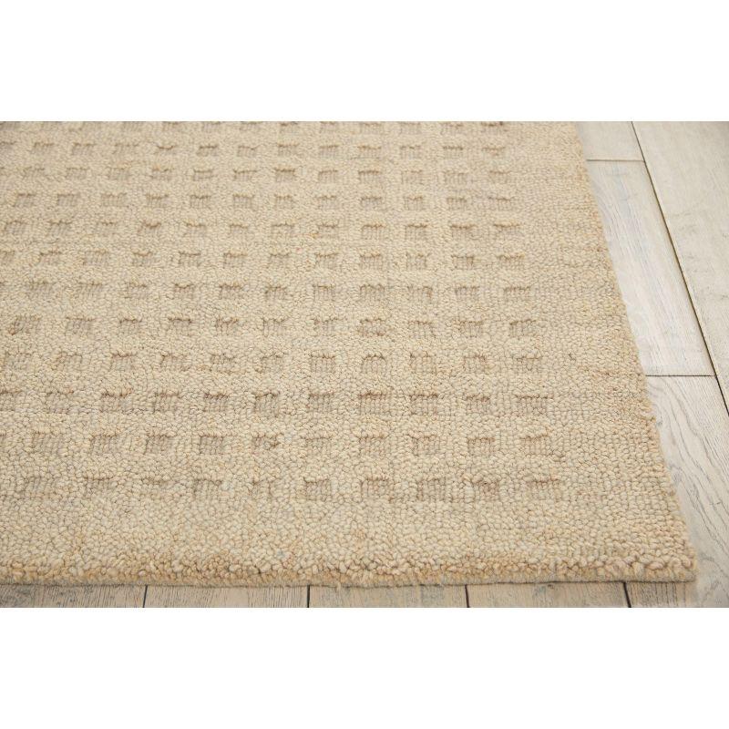 Nourison Perris Textured Indoor Area Rug Taupe 5' x 7'6"