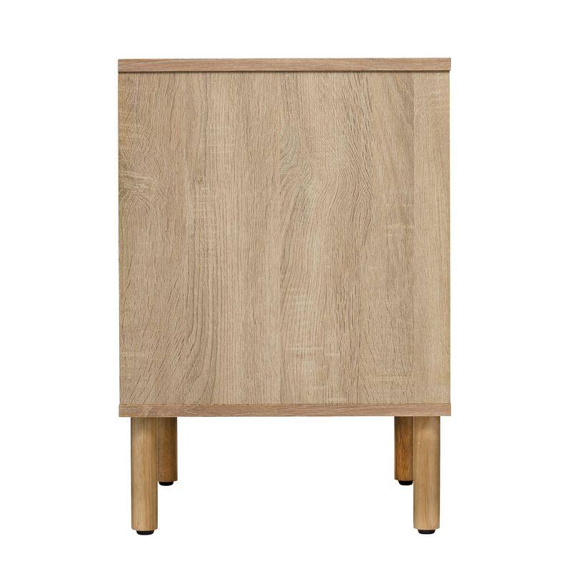 Merk Solid + Manufactured Wood 2 Drawer Nightstand