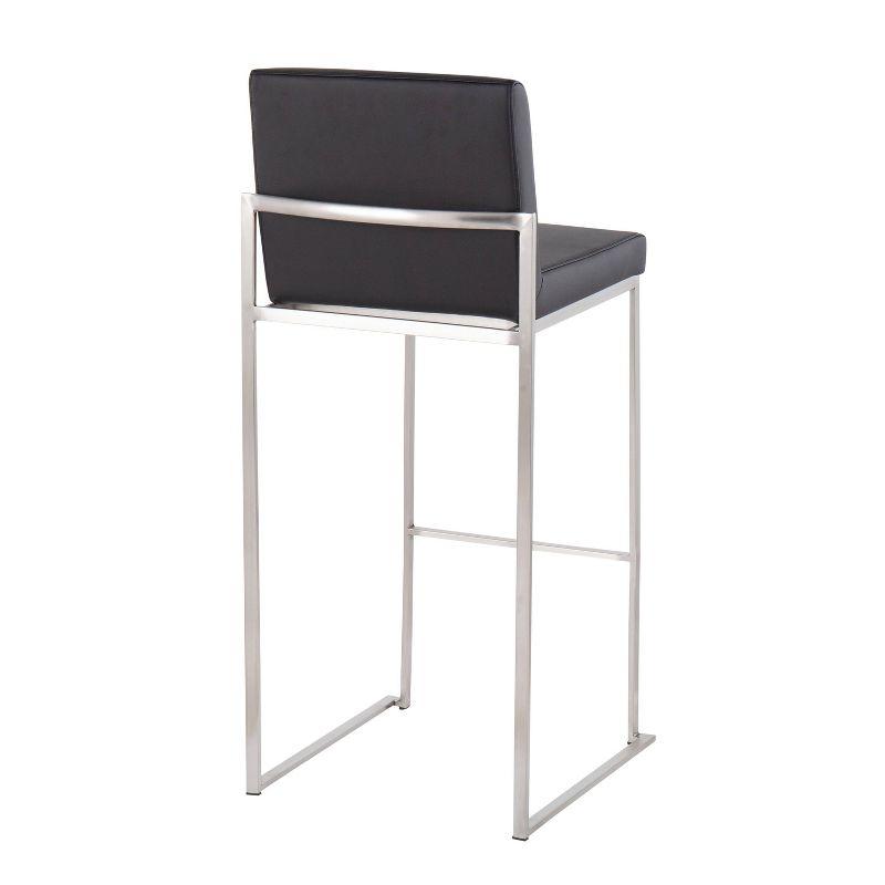 Rakowski Upholstered Counter Stool with Metal Frame