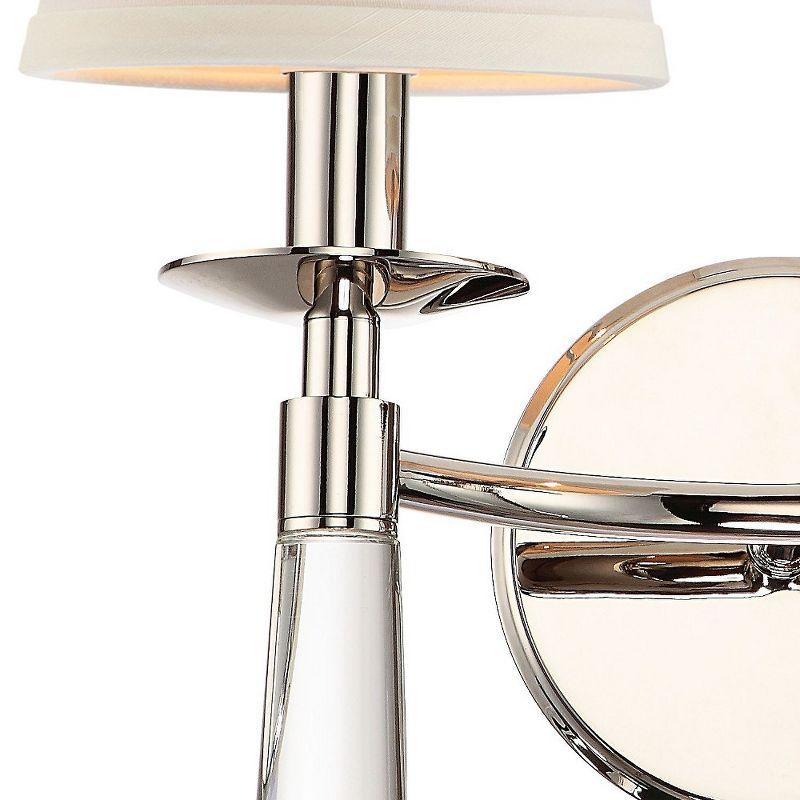 Crystorama Lighting Baxter 2 - Light Sconce in  Polished Nickel