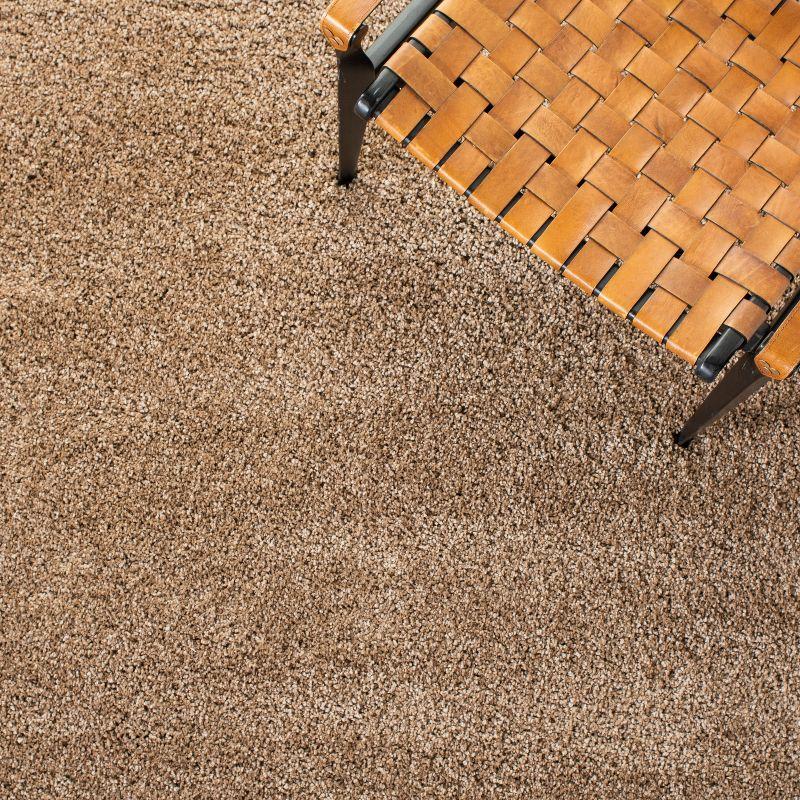 Milan Shag SG180 Power Loomed Indoor Accent Rug - Dark Beig - 3'x3' - Safavieh