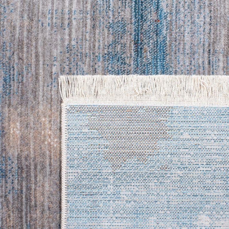 Vintage Persian VTP456 Power Loomed Area Rug - Blue/Grey - 4'x6' - Safavieh.