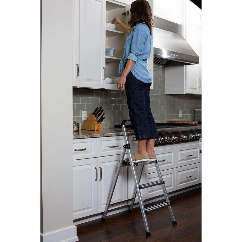 BirdRock Home 2 - Step Plastic Folding Step Ladder