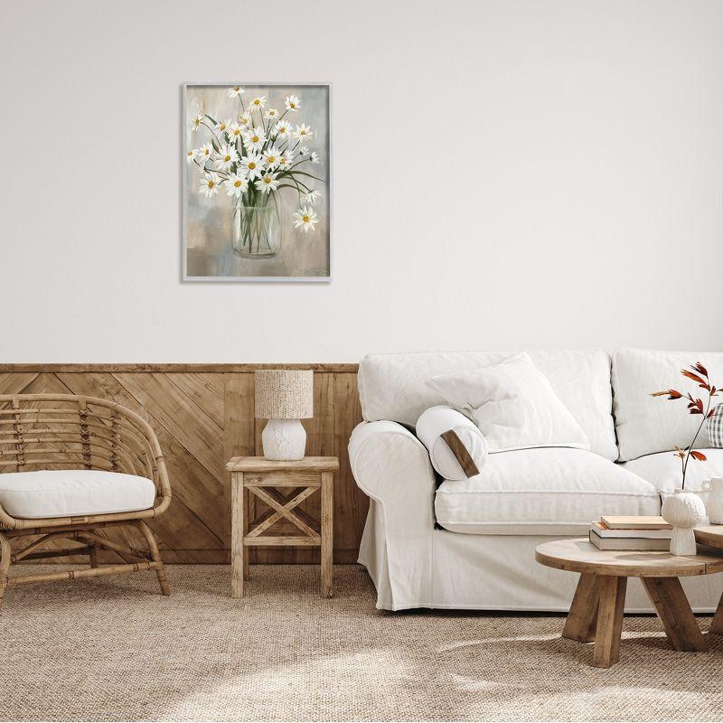 Stupell Industries Daisy Bloom Bouquet Potted Flowers Abstract Pattern by Nan - Painting