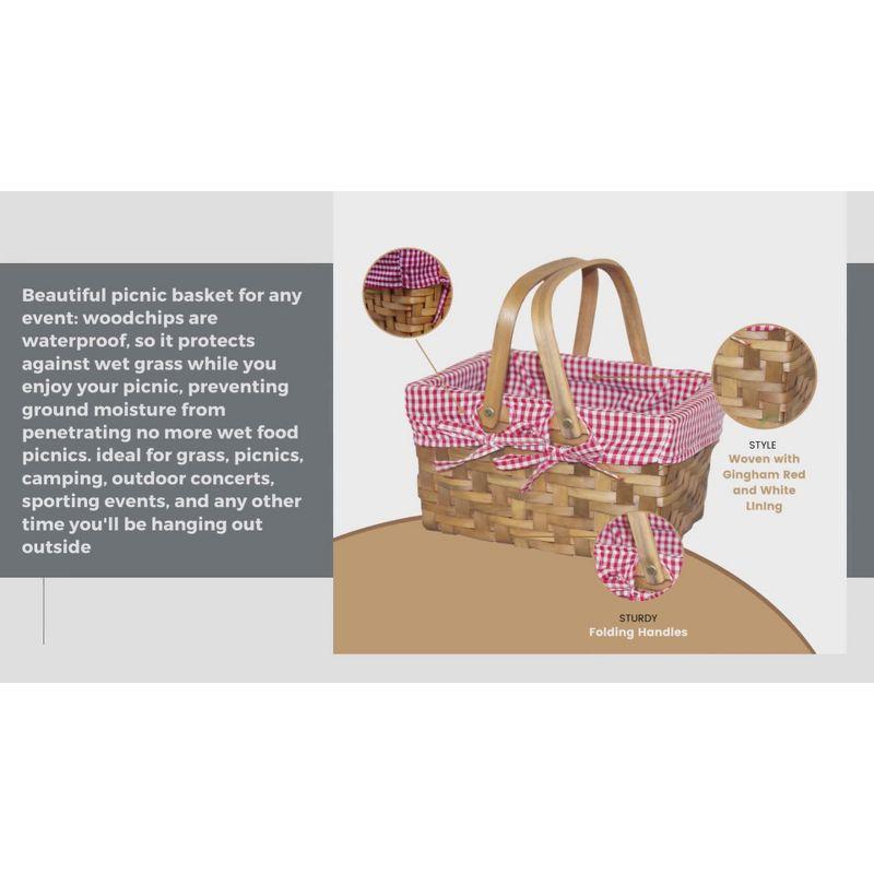 Rebrilliant Rebrilliant Solid Wood Basket