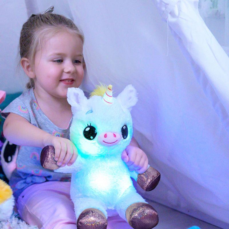 Happy Nappers: Lullabrites Unicorn - Musical Light Up Bedtime Plush