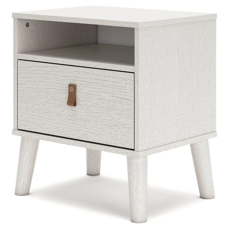 Vedant One Drawer Wood Nightstand