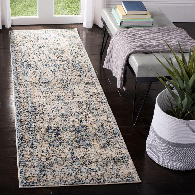 Madison MAD603 Power Loomed Indoor Area Rug - Grey/Ivory - 6'7"x9'2" - Safavieh
