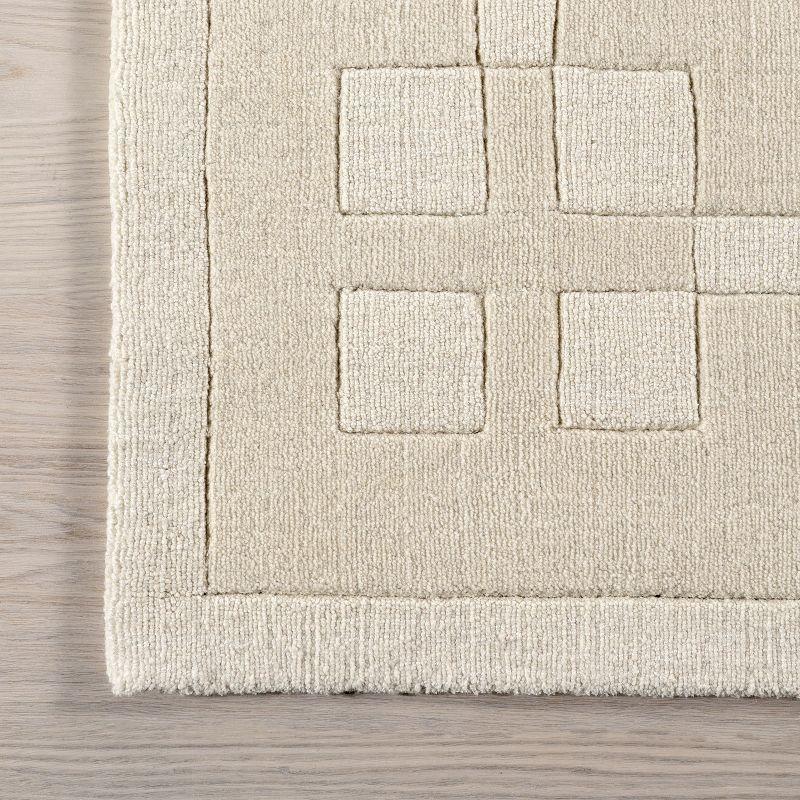 Arvin Olano x Rugs USA - Rune Bordered Wool-Blend Indoor Area Rug