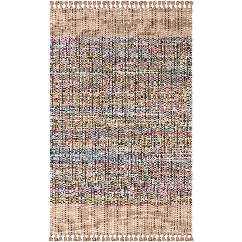 Montauk MTK972 Hand Woven Area Rug - Beige/Multi - 5'x8' - Safavieh.