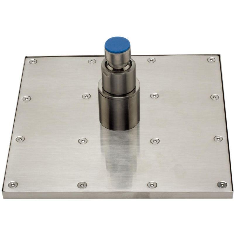 Rain Fixed Shower Head 1.8 GPM GPM with Temperature-based LED