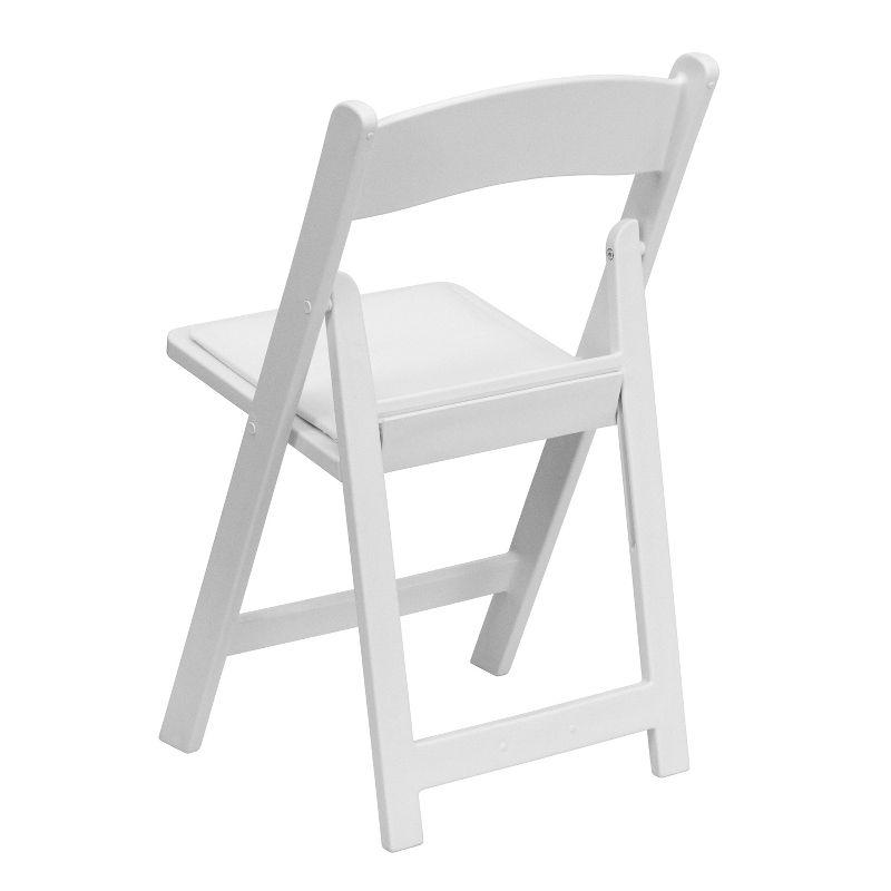 Inbox Zero Hercules Resin Folding Chair - 800LB Weight Capacity Event Chair (Set of 2)