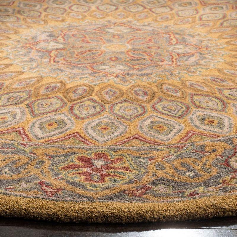 Heritage HG914 Handmade Accent Rug - 2'x3' - Light Brown/Grey - Safavieh