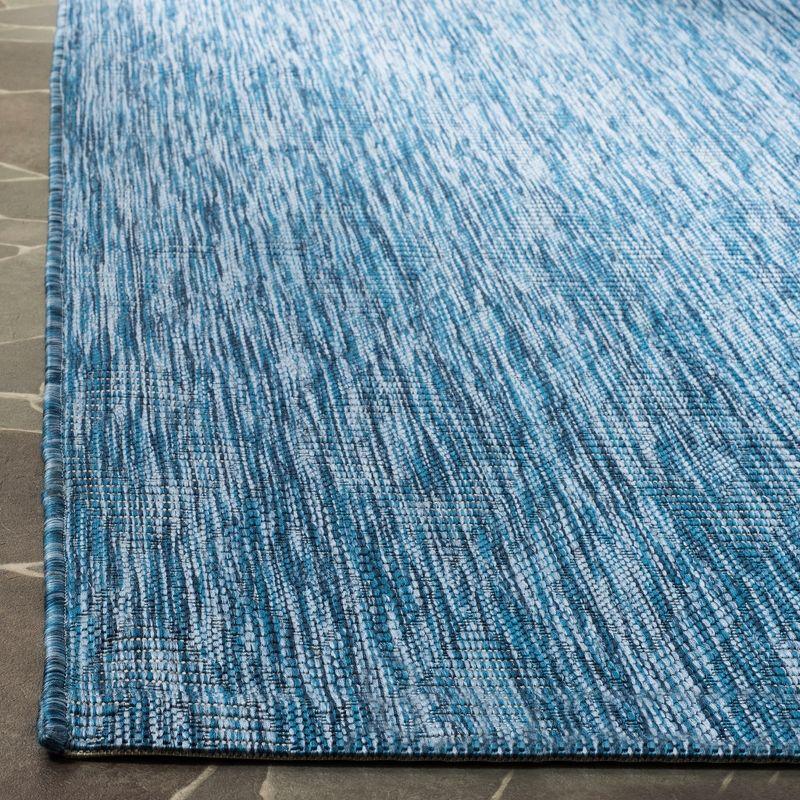 Courtyard CY8522 Power Loomed Indoor and Outdoor Accent Rug - Navy/Navy - 2'x3'7" - Safavieh