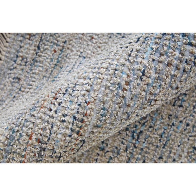Caldwell Transitional Oriental Blue/Gray/Taupe Area Rug