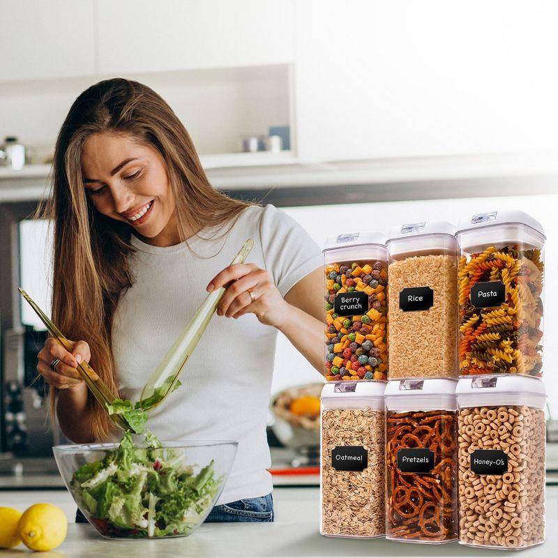 Cheer Collection Cheer Collection 43.2oz. Food Storage Container (Set of 6)