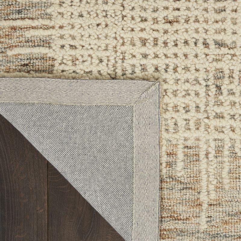 Nourison Vail Rustic Texture Indoor Area Rug Beige/Multi 7'9" x 9'9"