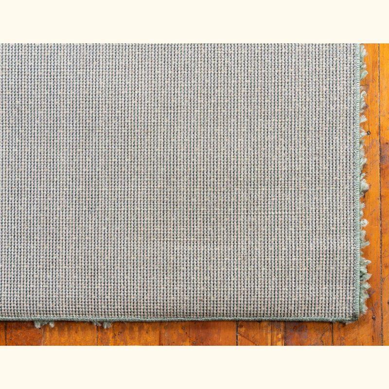 Unique Loom Davos Shag Solid Indoor Woven Area Rug