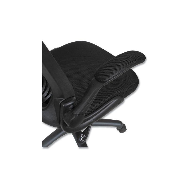 Black Mesh Executive Swivel Chair with Adjustable Arms