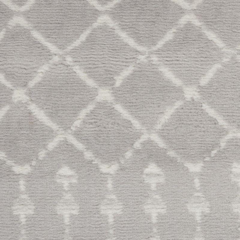 Nourison Whimsicle WHS02 Indoor only Area Rug - Grey 6' x 9'