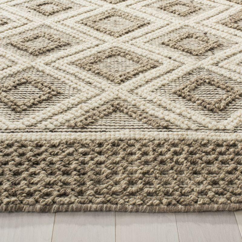 Vermont VRM212 Hand Woven Indoor Runner Rug - Beige/Ivory - 2'3"x12' - Safavieh