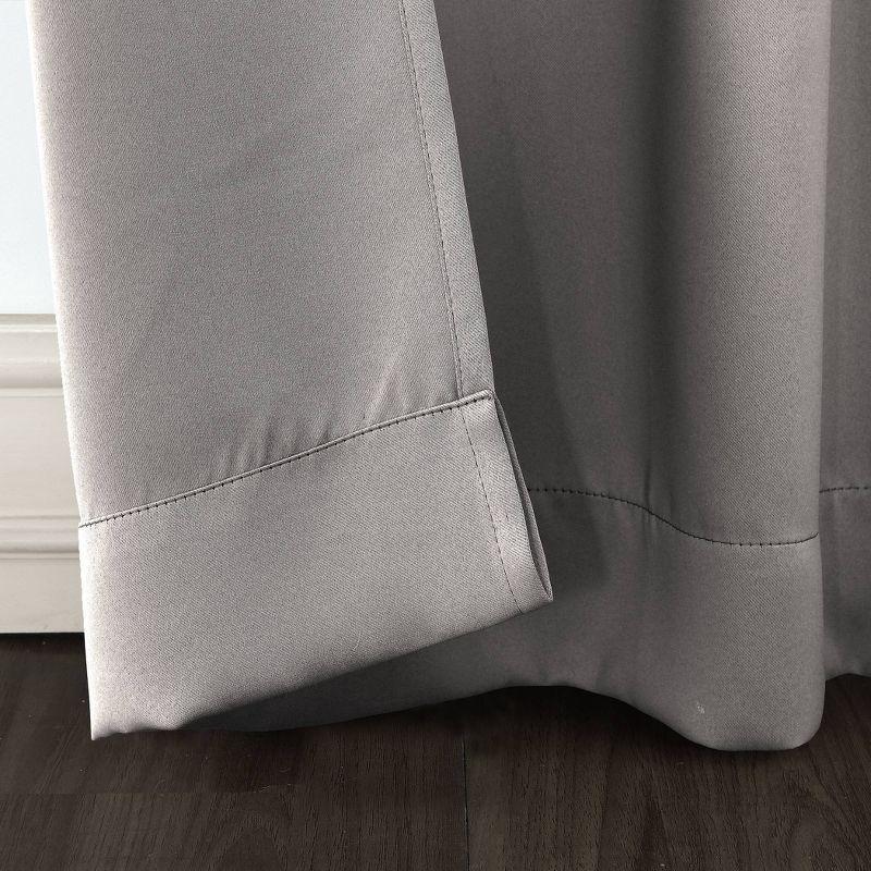 Sun Zero Blackout Kenneth Energy Saving Rod Pocket Curtain Panel