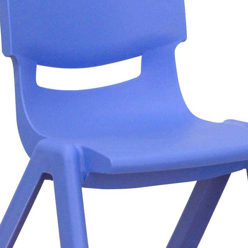 Flash Furniture 2 Pack Plastic Stackable School Chair with 10.5" Seat Height